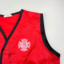 Load image into Gallery viewer, Boys lightweight, fireman&#39;s vest costume, no size, armpit to armpit: 38cm, EUC, size 4-6,  