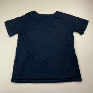 Girls Anko, navy cotton tee / top, butterflies, GUC, size 9,  