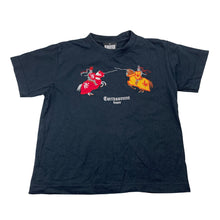 Load image into Gallery viewer, Boys SHOW VENIR, navy cotton tee / top, jousting, FUC, size 6,  