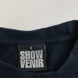 Boys SHOW VENIR, navy cotton tee / top, jousting, FUC, size 6,  