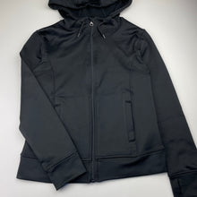Load image into Gallery viewer, Unisex Crane, fleece lined zip up hooded track top, FUC, size 10,  