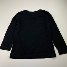 Load image into Gallery viewer, Girls Brilliant Basics, black cotton long sleeve tee / top, GUC, size 5,  