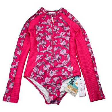 Girls SEAFOLLY, UPF 50+ paddlesuit / long sleeve swim one-piece, NEW, size 12,  