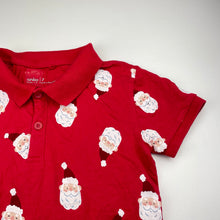 Load image into Gallery viewer, Boys Anko, Christmas cotton polo shirt top, GUC, size 7,  