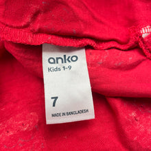 Load image into Gallery viewer, Boys Anko, Christmas cotton polo shirt top, GUC, size 7,  