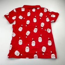 Load image into Gallery viewer, Boys Anko, Christmas cotton polo shirt top, GUC, size 7,  