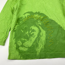 Load image into Gallery viewer, Boys Greensource, organic cotton long sleeve tee / top, lion, GUC, size 2,  
