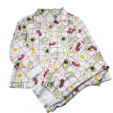 Load image into Gallery viewer, Girls THE PJ CLUB, flannel cotton pyjamas, avocado, GUC, size 8,  