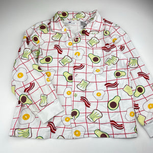 Girls THE PJ CLUB, flannel cotton pyjamas, avocado, GUC, size 8,  