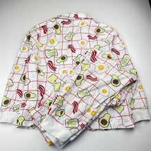 Load image into Gallery viewer, Girls THE PJ CLUB, flannel cotton pyjamas, avocado, GUC, size 8,  