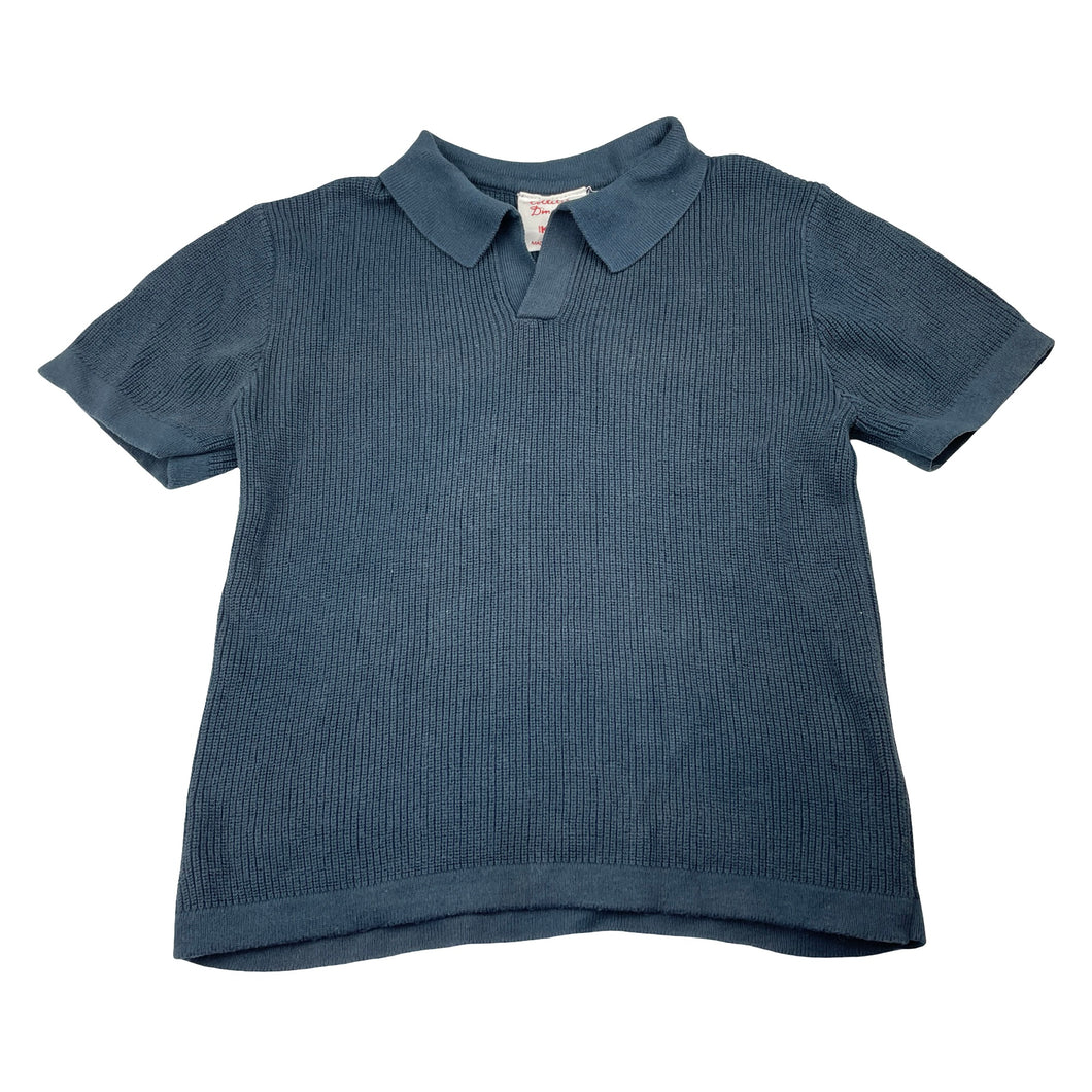 Unisex Cotton On, soft feel knitted cotton short sleeve top, no size, armpit to armpit: 34cm, GUC, size 7-8,  