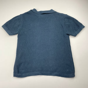 Unisex Cotton On, soft feel knitted cotton short sleeve top, no size, armpit to armpit: 34cm, GUC, size 7-8,  