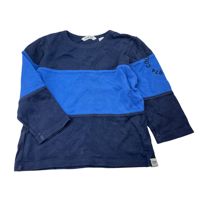 Boys Country Road, organic cotton long sleeve top, wash fade, FUC, size 4,  