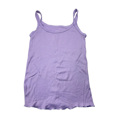 Girls Favourites, purple cotton singlet top, GUC, size 8,  