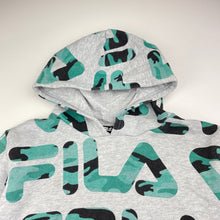 Load image into Gallery viewer, Unisex FILA, fleece lined hoodie sweater, GUC, size 7,  