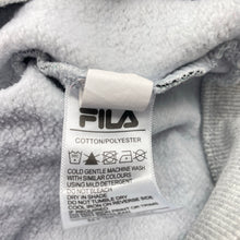 Load image into Gallery viewer, Unisex FILA, fleece lined hoodie sweater, GUC, size 7,  