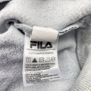 Unisex FILA, fleece lined hoodie sweater, GUC, size 7,  