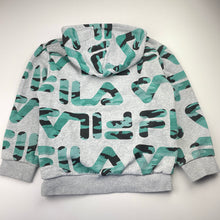 Load image into Gallery viewer, Unisex FILA, fleece lined hoodie sweater, GUC, size 7,  