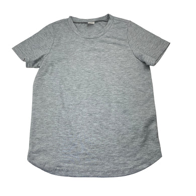 Unisex SHEIN, grey marle lightweight tee / top, EUC, size 7,  