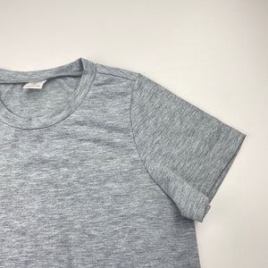 Unisex SHEIN, grey marle lightweight tee / top, EUC, size 7,  