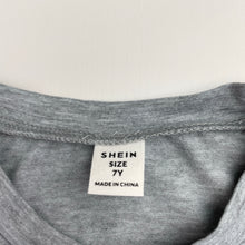 Load image into Gallery viewer, Unisex SHEIN, grey marle lightweight tee / top, EUC, size 7,  