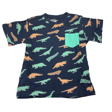 Boys EIGHTY eight, navy cotton tee / top, dinosaurs, FUC, size 7,  