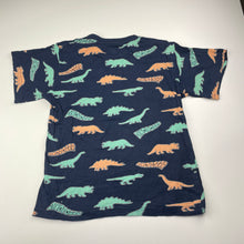 Load image into Gallery viewer, Boys EIGHTY eight, navy cotton tee / top, dinosaurs, FUC, size 7,  