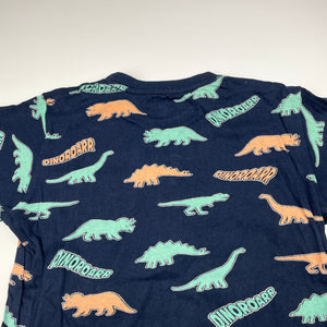 Boys EIGHTY eight, navy cotton tee / top, dinosaurs, FUC, size 7,  