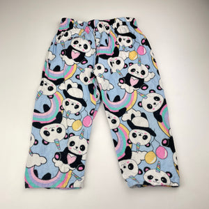 Girls Anko, flannel cotton pyjamas, pandas, GUC, size 2,  