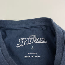Load image into Gallery viewer, Boys Marvel, Spiderman Christmas tee / top, FUC, size 6,  