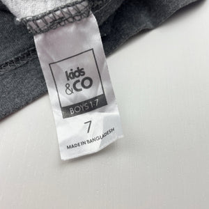 Boys Kids & Co, soft feel polo shirt top, EUC, size 7,  