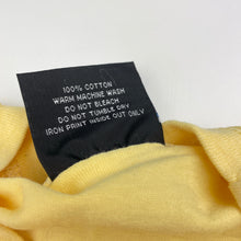 Load image into Gallery viewer, Unisex DAVRIC, yellow cotton tee / top, crocodile, EUC, size 12,  