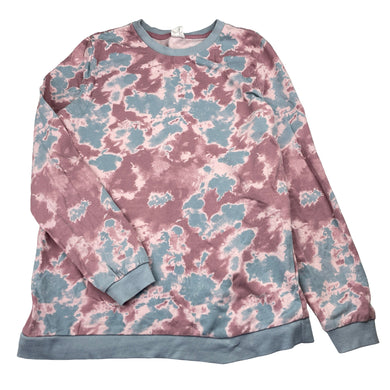 Girls Lily & Dan, fleece lined lightweight long sleeve pyjama top, GUC, size 12,  