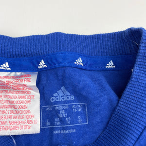 Boys Adidas, blue cotton tee / top, GUC, size 11-12,  