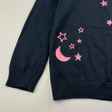 Load image into Gallery viewer, Girls Kids &amp; Co, navy knitted cotton sweater / jumper, GUC, size 4,  