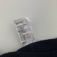 Load image into Gallery viewer, Girls Kids &amp; Co, navy knitted cotton sweater / jumper, GUC, size 4,  
