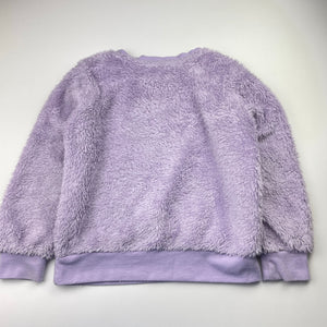Girls Furby, fleece pyjama top, wash fade & pilling, FUC, size 5,  