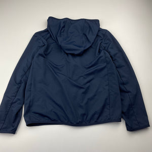 Unisex Uniqlo, navy lightweight zip hoodie sweater, EUC, size 5-6,  