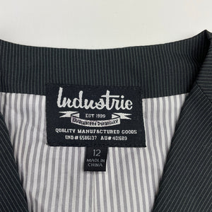 Boys Industrie, pin stripe suit/formal waistcoat / vest, EUC, size 12,  