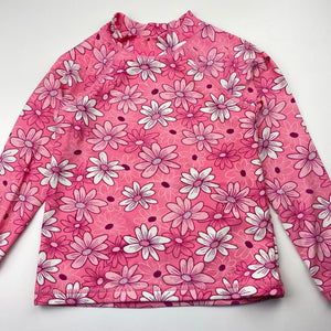 Girls Anko, long sleeve rashie / swim top + matching hat, GUC, size 5,  
