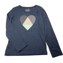 Load image into Gallery viewer, Girls H&amp;T, navy cotton long sleeve top, EUC, size 7,  