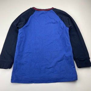 Boys Uniqlo, soft feel stretchy long sleeve pyjama top, EUC, size 6,  