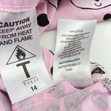 Load image into Gallery viewer, Girls Tilii, cotton pyjama top &amp; pants, pandas, EUC, size 14,  