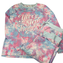 Load image into Gallery viewer, Girls Tilii, cotton pyjama top &amp; fleece lined bottoms, EUC, size 14,  