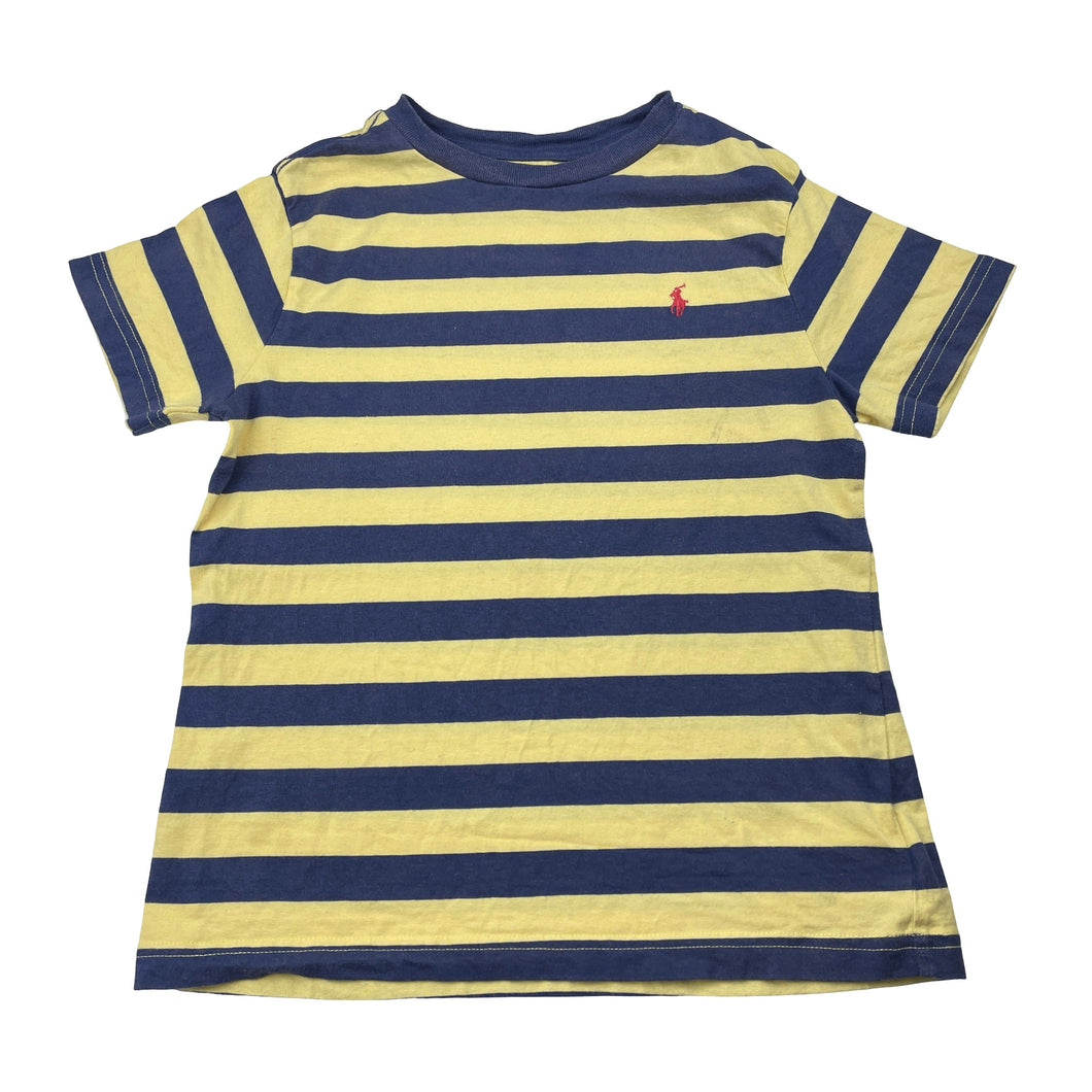 Boys Polo Ralph Lauren, striped cotton tee / top, wash fade & small marks, FUC, size 6,  