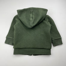 Load image into Gallery viewer, Boys Country Road, dark green zip hoodie sweater, wash fade, FUC, size 1,  