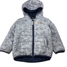 Load image into Gallery viewer, Boys Target, puffer jacket / coat, discolouration, FUC, size 2,  