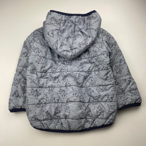 Boys Target, puffer jacket / coat, discolouration, FUC, size 2,  