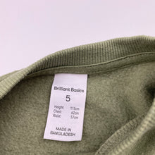 Load image into Gallery viewer, Boys Brilliant Basics, fleece lined sweater / jumper, marks lower front &amp; left cuff, FUC, size 5,  