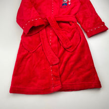 Load image into Gallery viewer, Girls Disney, Minnie Mouse fleece dressing gown / bath robe, GUC, size 5,  